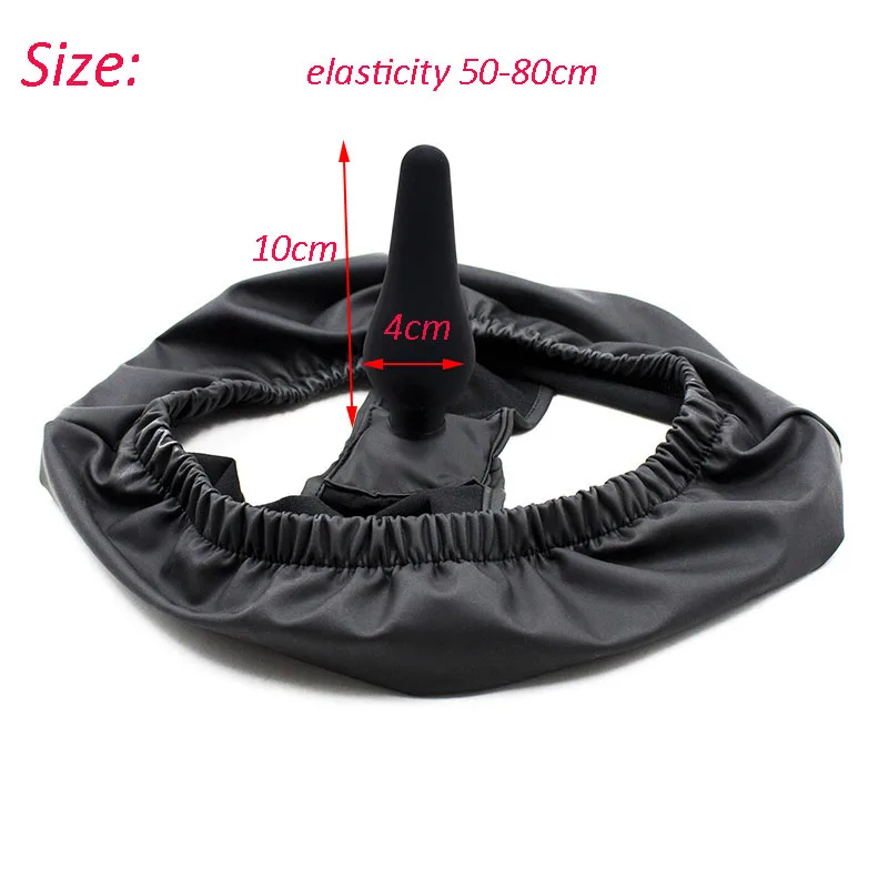 Leather Strapon Harness Panties,Strap On Vibrator Dildo Anal Vaginal Plug Chastity Penis Briefs Sex Product For Women Masturbate