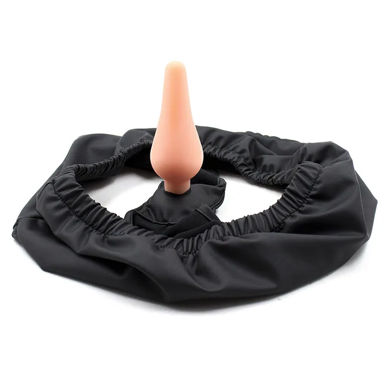 Leather Strapon Harness Panties,Strap On Vibrator Dildo Anal Vaginal Plug Chastity Penis Briefs Sex Product For Women Masturbate