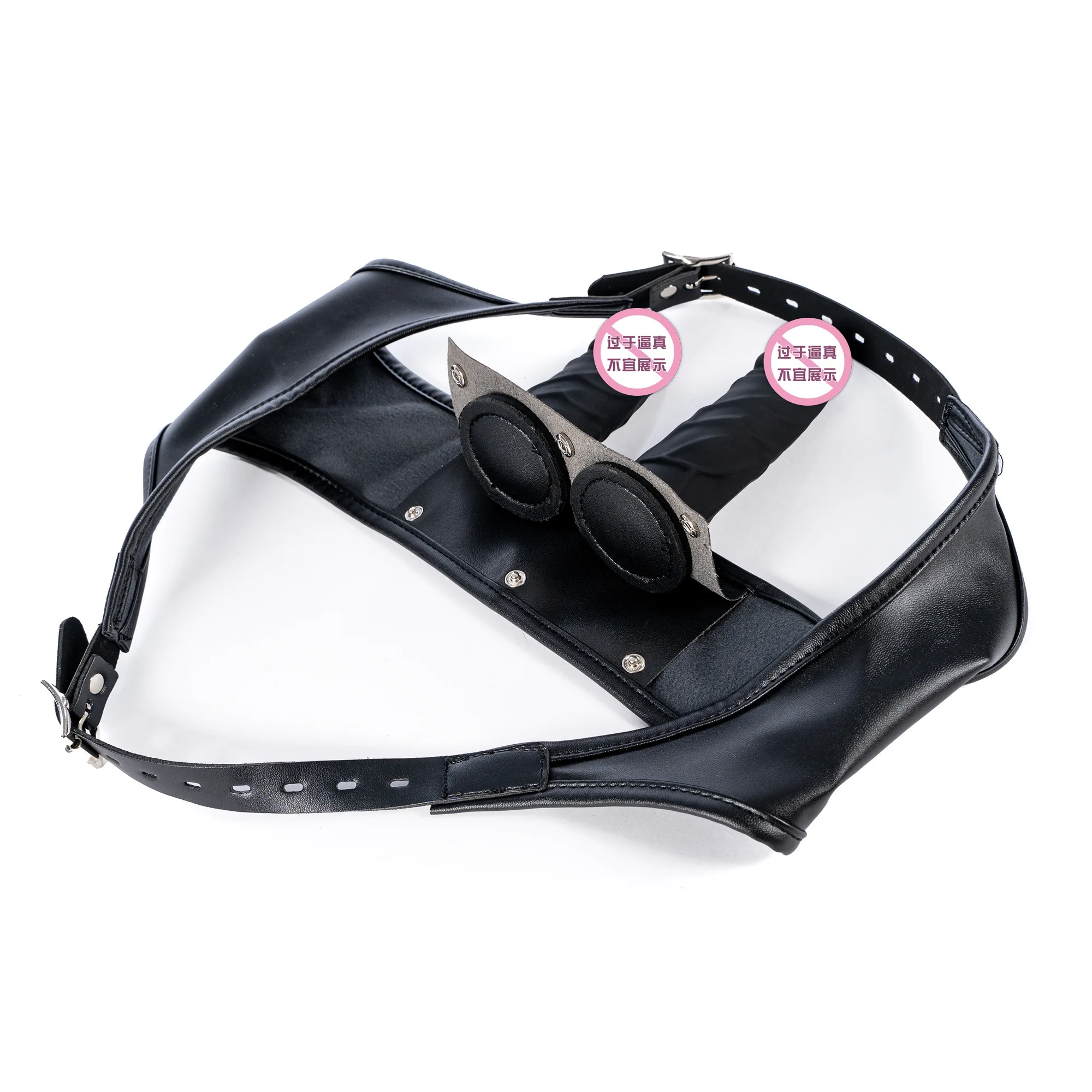 Leather Strapon Harness Panties,Strap On Vibrator Dildo Anal Vaginal Plug Chastity Penis Briefs Sex Product For Women Masturbate