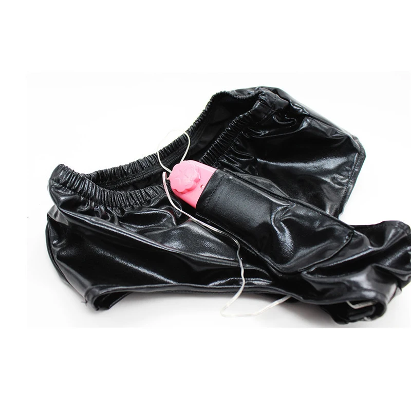 Leather Strapon Harness Panties,Strap On Vibrator Dildo Anal Vaginal Plug Chastity Penis Briefs Sex Product For Women Masturbate