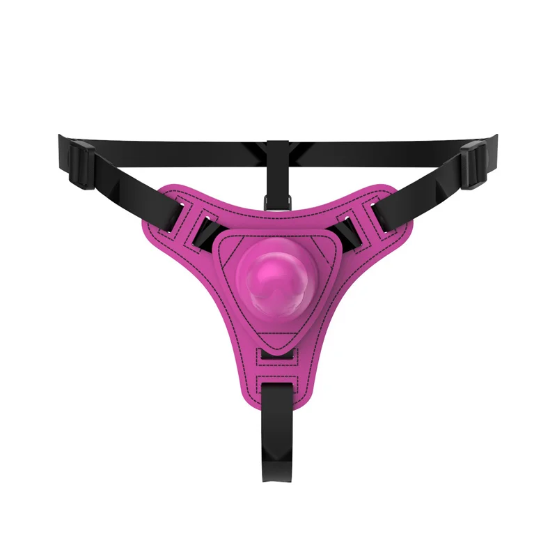 Realistic Dildos Lesbian Wearable Strapon Thong Leather Panties Chastity with Penis Set Fetish Body Harness Couples Flirting Toy