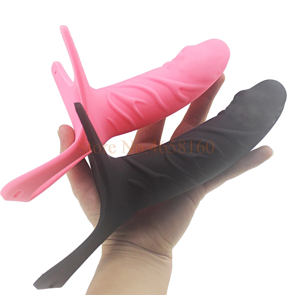 Soft Hollow Strap On Dildo for Men Enhance Enlarger Penis Dildo Extender Hollow Penis Strapon Harness Sex Products No Vibration