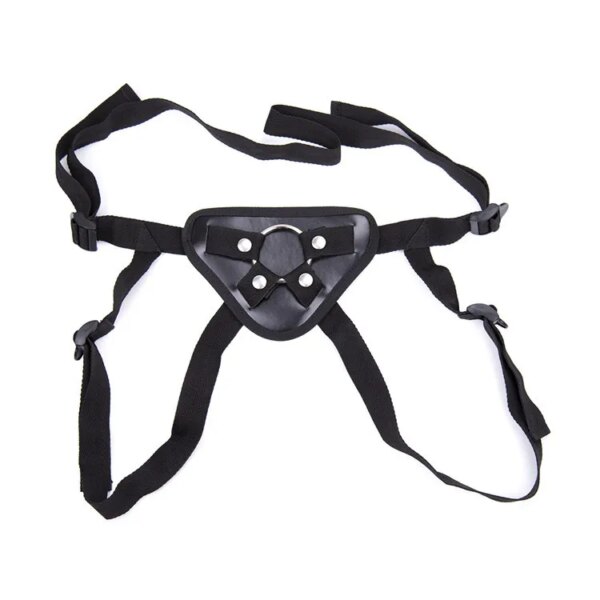 Strap On Dildo Adjustable Penis Strapon Corset Style Harness Detachable Stainless steel Ring Lesbian Sex Toy Sex Product