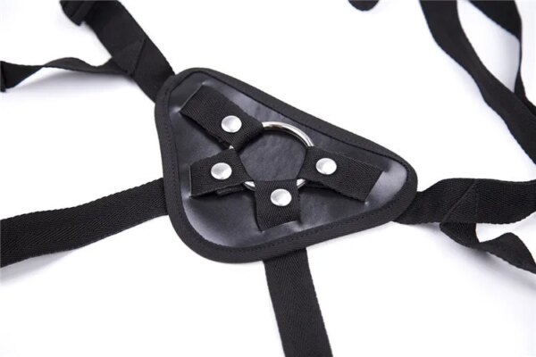 Strap On Dildo Adjustable Penis Strapon Corset Style Harness Detachable Stainless steel Ring Lesbian Sex Toy Sex Product