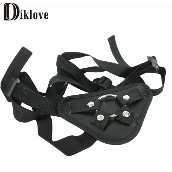 Strap On Dildo Adjustable Penis Strapon Corset Style Harness Detachable Stainless steel Ring Lesbian Sex Toy Sex Product
