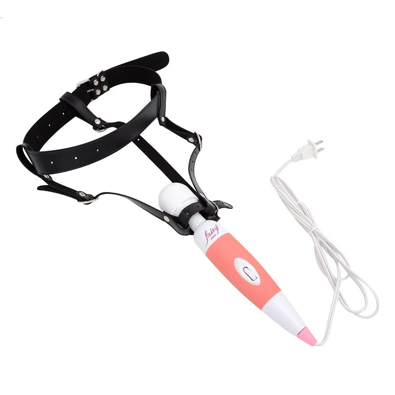 PU Strap on Bdsm Bondage AV Vibrator Panties Female Masturbator Harness Massage Stick Holder Chastity Belt Sex Toys PU Strap on Bdsm Bondage AV Vibrator Panties Female Masturbator Harness Massage Stick Holder Chastity Belt Sex Toys
