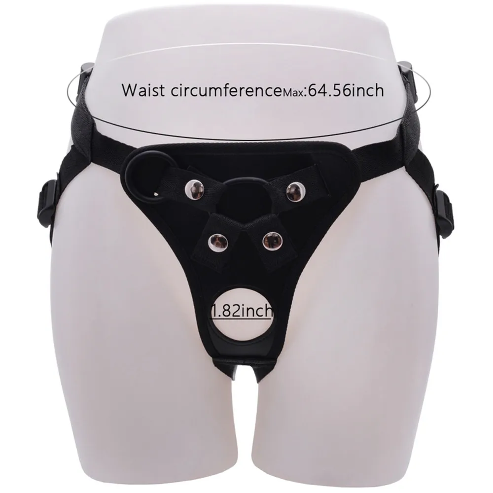 Sexy Leather Panties Bondage Strapon Chastity Pants With Penis Dildo Set Body Harness Couples Flirting Sex Toys for Women Men 18