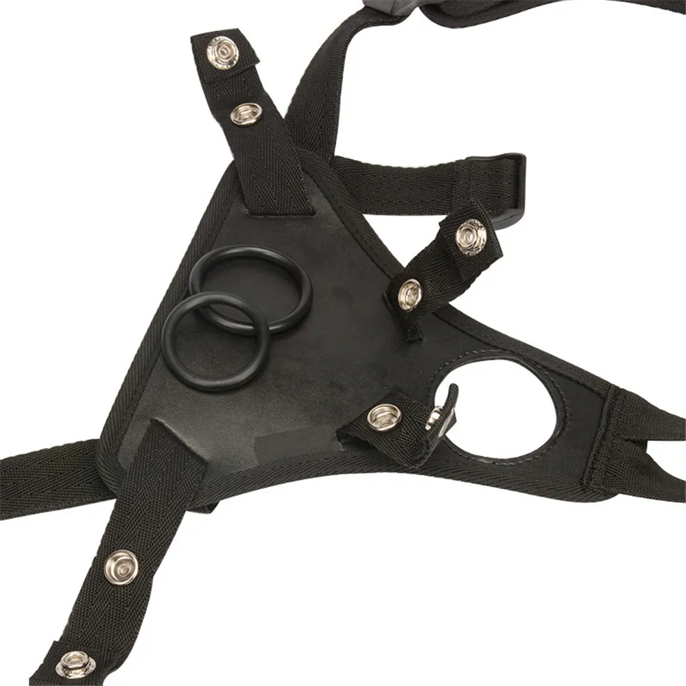 Sexy Leather Panties Bondage Strapon Chastity Pants With Penis Dildo Set Body Harness Couples Flirting Sex Toys for Women Men 18