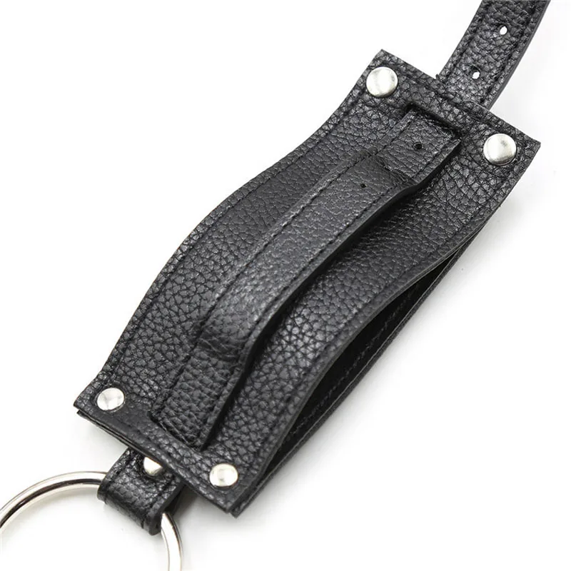 Leather Bondage Strapon Pants Underwear Woman Erotic Panties Chastity Belt Harness Sex Toys For Women Can Add Anal Plug Dildo