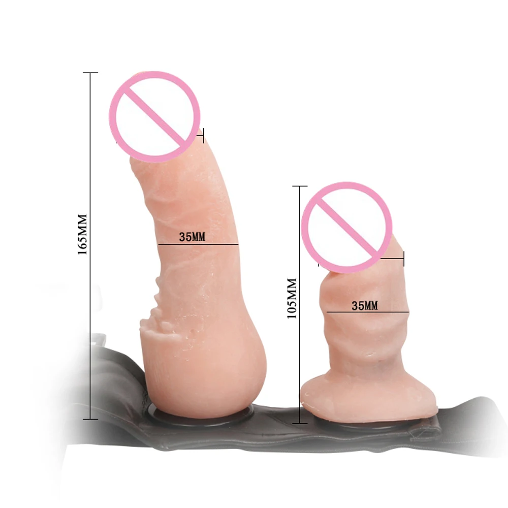 Big Double Dildos Strapon Dildo Vibrator for Women Vibrating Strap on Double Dildos for Lesbian Strapon Penis with Harness Belt