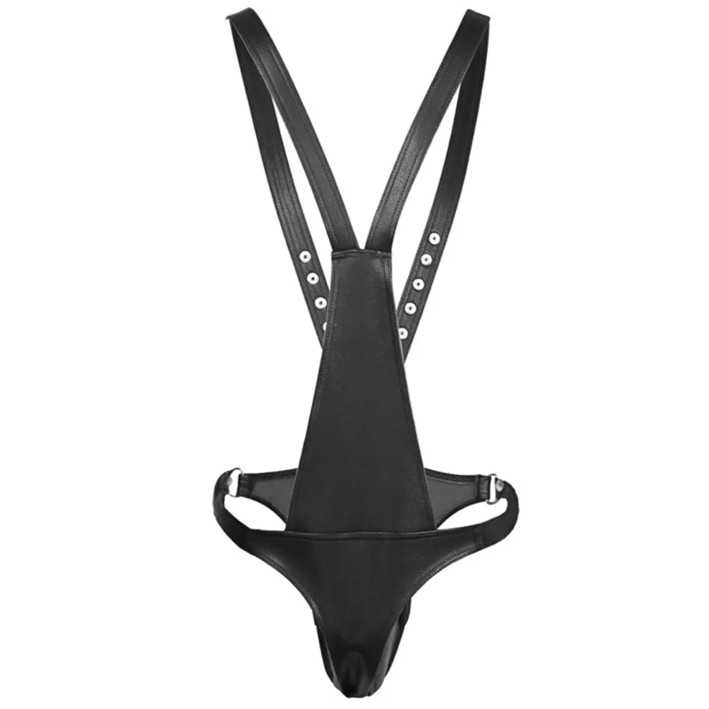 Leather Sexy Underwear Pants for Men Gay Chastity Cage Harness Strapon Kit Adult Games Bondage Set Erotic Products Sex Toys Shop