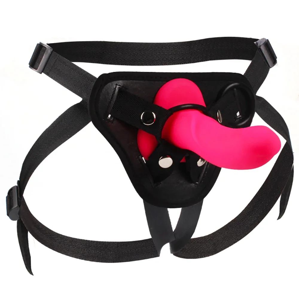 Sex Vibrator For Lesbian Didlo Strap On Harness Vibrating Panties for Woman Sex Bondage Dildo Penis Sex Belt Adult Sex Vibrator