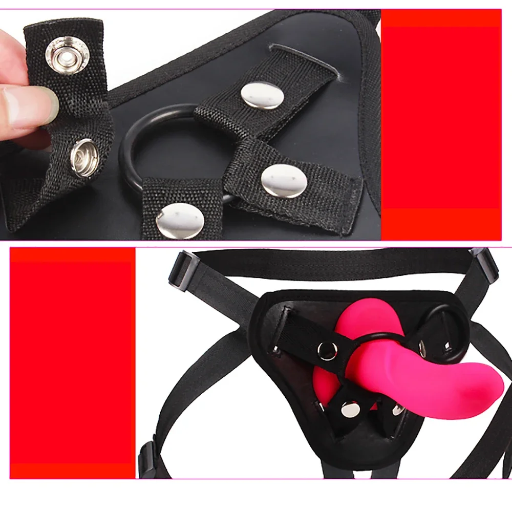 Sex Vibrator For Lesbian Didlo Strap On Harness Vibrating Panties for Woman Sex Bondage Dildo Penis Sex Belt Adult Sex Vibrator