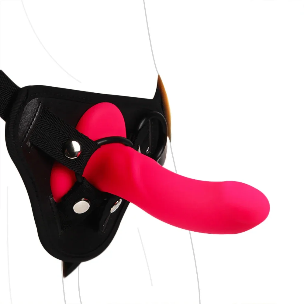 Sex Vibrator For Lesbian Didlo Strap On Harness Vibrating Panties for Woman Sex Bondage Dildo Penis Sex Belt Adult Sex Vibrator