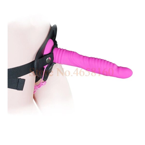 6/7/9 Inch Silicone Strap On Dildo Vibrator for Women 7 Speed Strapon Penis Anal Dildo Vibrator Strapon Harness Lesbian Sex Toys