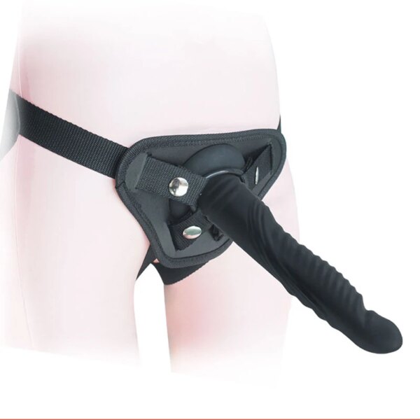 6/7/9 Inch Silicone Strap On Dildo Vibrator for Women 7 Speed Strapon Penis Anal Dildo Vibrator Strapon Harness Lesbian Sex Toys