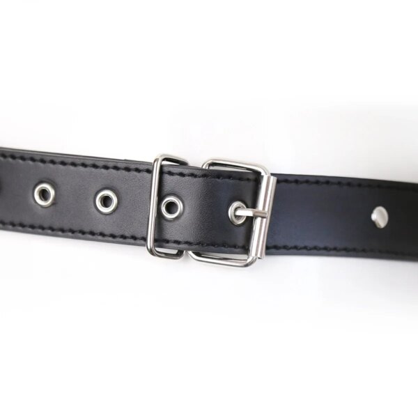 BDSM Chastity Forced Orgasm Adjustable Belt For Vibrator Dildo Leather Bondage Strap-on Harness Sex Toys For Women Couples