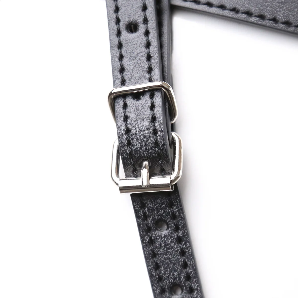 BDSM Chastity Forced Orgasm Adjustable Belt For Vibrator Dildo Leather Bondage Strap-on Harness Sex Toys For Women Couples