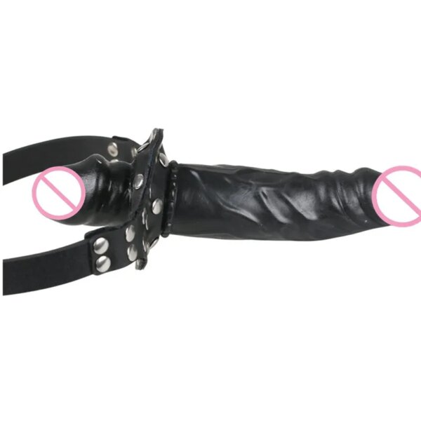 Double-Ended Dildo Gag Head Strapon Mouth Gag Fetish Bdsm Bondage Penis Harness Lesbian Sex Toys Sex Products Adult Erotic Toys