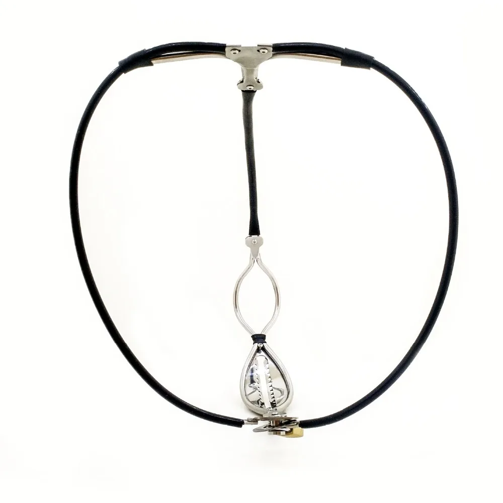 Female BDSM Chastity Forced Orgasm Belt Leather Bondage Strap-on Harness Vagina Underwear Sex Toys For Women Adult Erotic Games