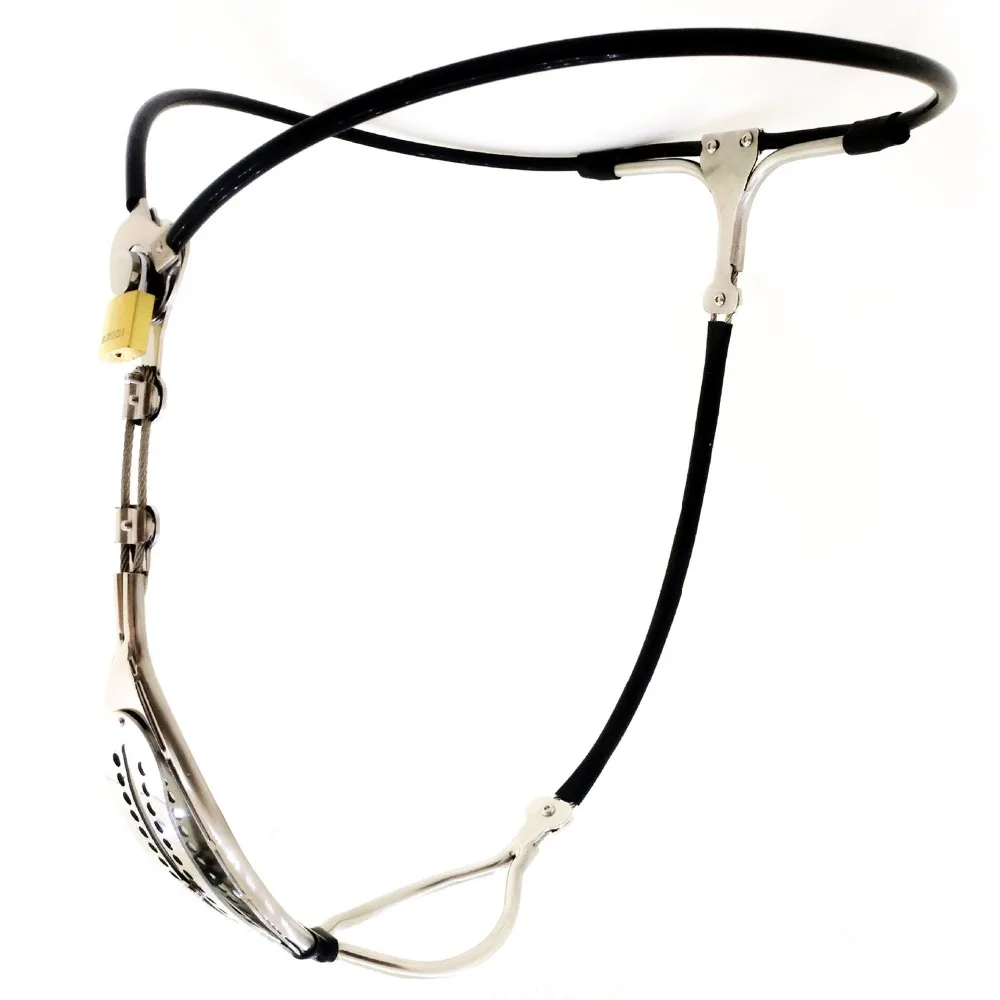 Female BDSM Chastity Forced Orgasm Belt Leather Bondage Strap-on Harness Vagina Underwear Sex Toys For Women Adult Erotic Games