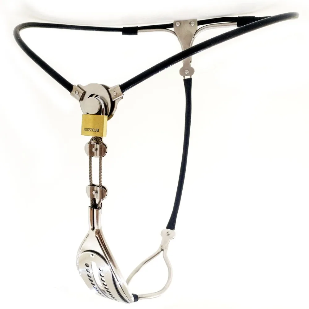 Female BDSM Chastity Forced Orgasm Belt Leather Bondage Strap-on Harness Vagina Underwear Sex Toys For Women Adult Erotic Games