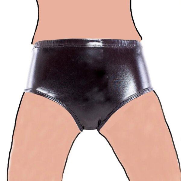 Strap on Double Dildo for Anal/Vaginal,Leather Strapon Panties Harness,Chastity Underwear,BDSM Lingerie, Strap-on Butt Plug
