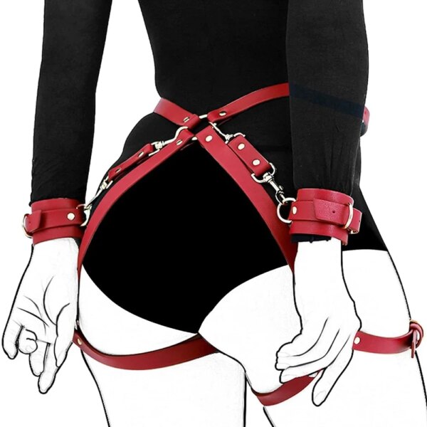 New Women Sexy Garter Belt Lingerie Leg Harness Sex Toys Thigh Bdsm Bondage Lingerie Gothic Fetish Clothing No Vibrator Sex Shop