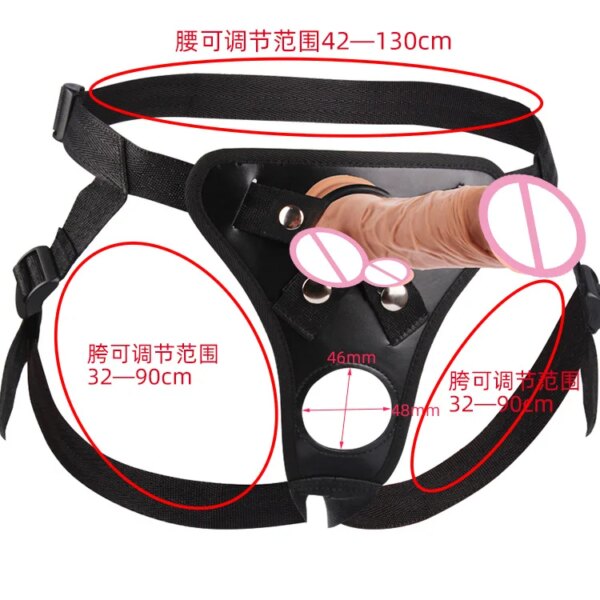 Adjustable Harness Belt Men Strapon Penis For Lesbian Penis Pants Adult Panties Strap On Dildos With Rings Sex Toys for Women's