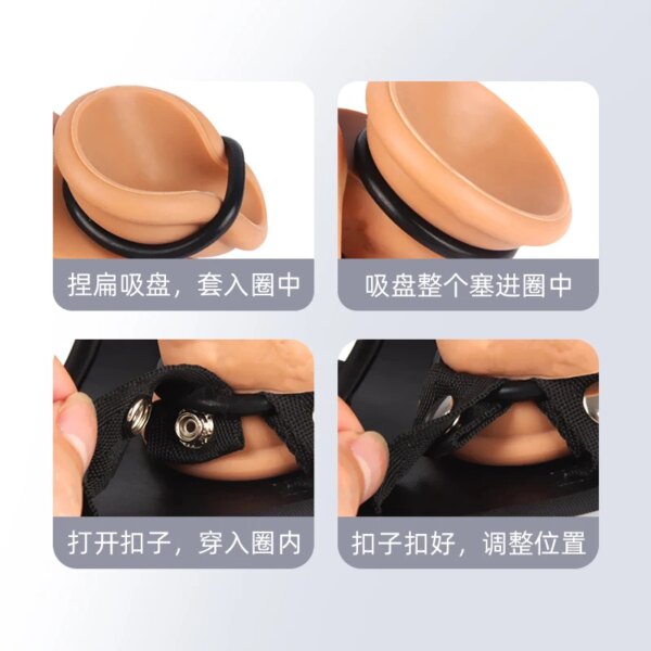 Adjustable Harness Belt Men Strapon Penis For Lesbian Penis Pants Adult Panties Strap On Dildos With Rings Sex Toys for Women's