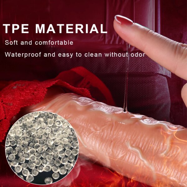 Wireless Remote Control Dildo Female Masturbation Sex Toys Telescoping Vibrator Vagina Anal Stimulator for Women Realistic Penis