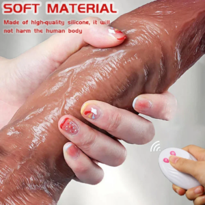 Wireless Remote Control Dildo Female Masturbation Sex Toys Telescoping Vibrator Vagina Anal Stimulator for Women Realistic Penis