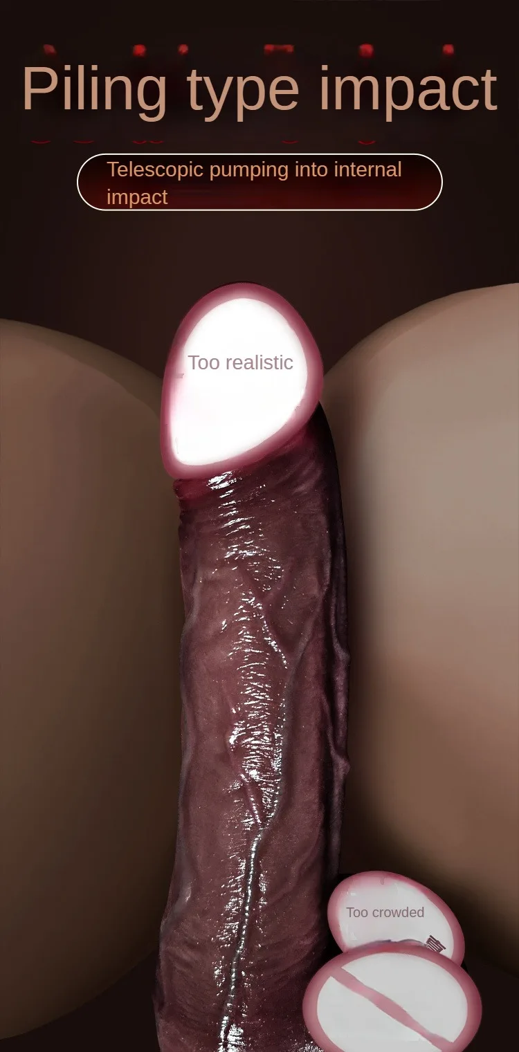 Vibrator for Women Wireless	Remote Control Big Black Penis 	sex? Toys	Telescopic Heating	dildo Vibration Woman	Realistic Silicon
