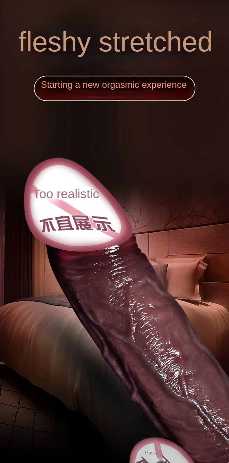 Vibrator for Women Wireless	Remote Control Big Black Penis 	sex? Toys	Telescopic Heating	dildo Vibration Woman	Realistic Silicon