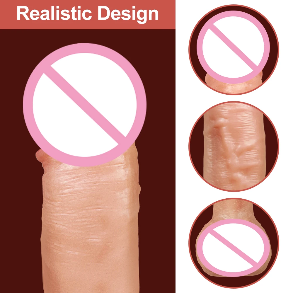 Thrusting Realistic Dildo Sex Toy App Remote Control G Spot Clitoral Anal Stimulator for Women Vibrator Strong Suction Adult Toy