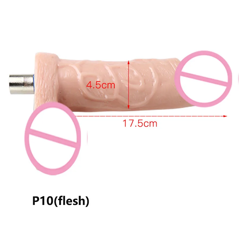 Realistic Silicone Vibration Dildos with 3XLR Connector for Sex Machine Attachment Sex Toys Big Penis for Women G Spot Stimulate
