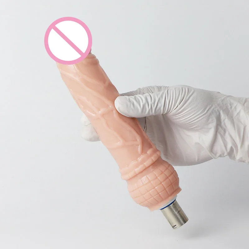 Realistic Silicone Vibration Dildos with 3XLR Connector for Sex Machine Attachment Sex Toys Big Penis for Women G Spot Stimulate