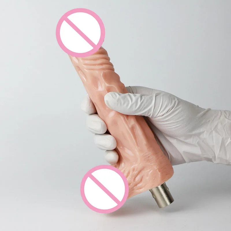 Realistic Silicone Vibration Dildos with 3XLR Connector for Sex Machine Attachment Sex Toys Big Penis for Women G Spot Stimulate