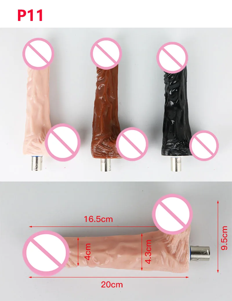 Realistic Silicone Vibration Dildos with 3XLR Connector for Sex Machine Attachment Sex Toys Big Penis for Women G Spot Stimulate