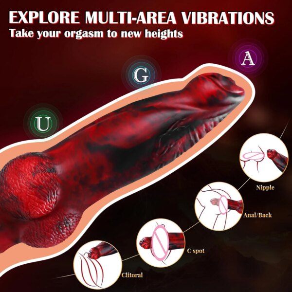 10.2 inch Thrusting Dildo Vibrator Realistic Huge Vibrating Penis Anal Stimulatior Monster Big Dildos with Remote Control