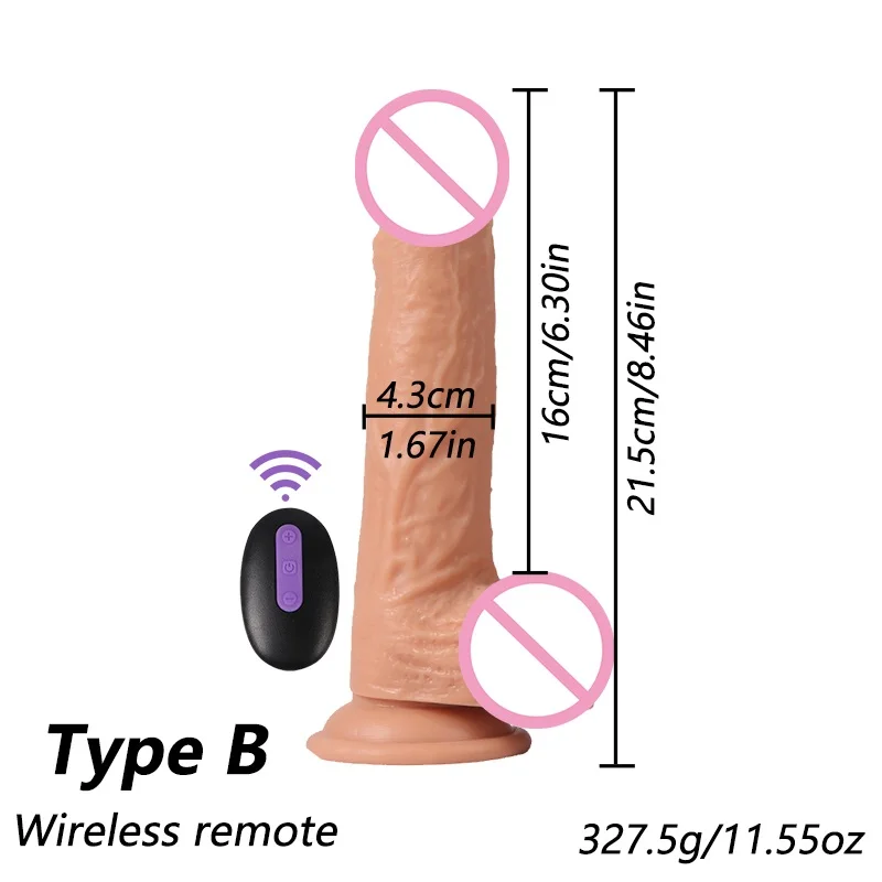 Realistic Dildo Vibrators for Women Swing Vibrator Realistic Vibrating Penis Sex Toy for G-Spot Massage Adult Masturbation