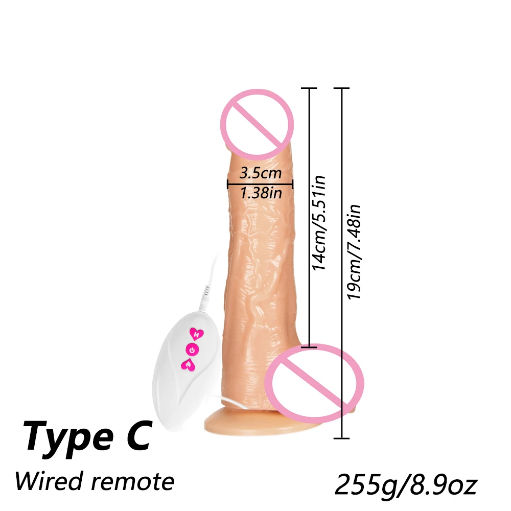 Realistic Dildo Vibrators for Women Swing Vibrator Realistic Vibrating Penis Sex Toy for G-Spot Massage Adult Masturbation