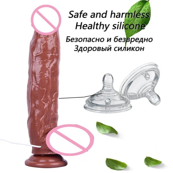 Realistic Dildo Vibrators for Women Swing Vibrator Realistic Vibrating Penis Sex Toy for G-Spot Massage Adult Masturbation
