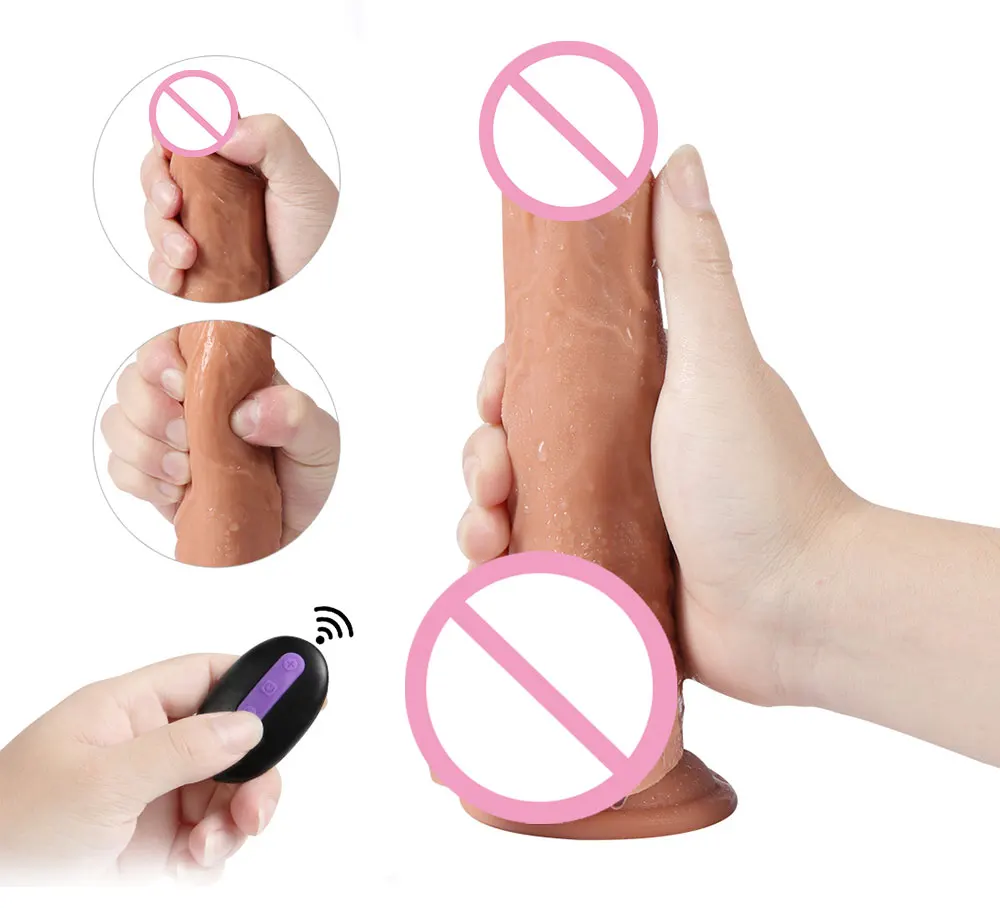 Realistic Dildo Vibrators for Women Swing Vibrator Realistic Vibrating Penis Sex Toy for G-Spot Massage Adult Masturbation