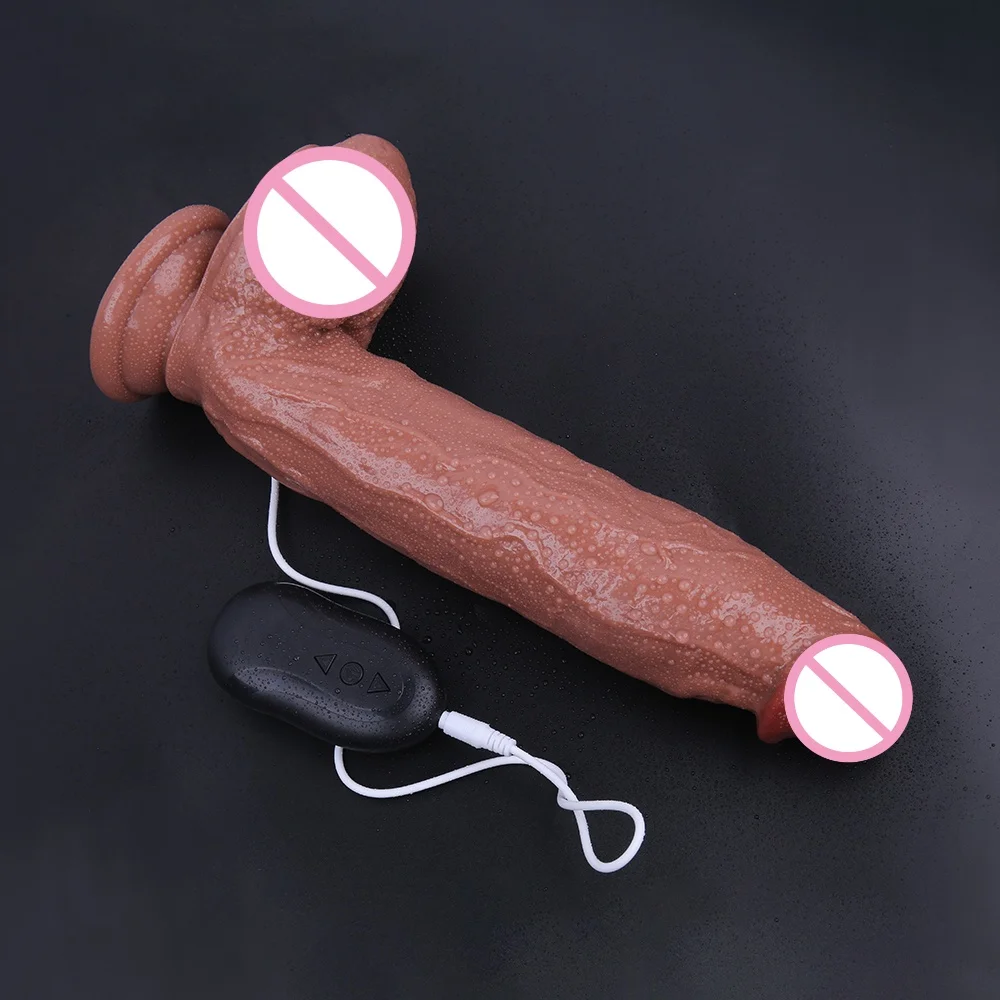 Realistic Dildo Vibrators for Women Swing Vibrator Realistic Vibrating Penis Sex Toy for G-Spot Massage Adult Masturbation