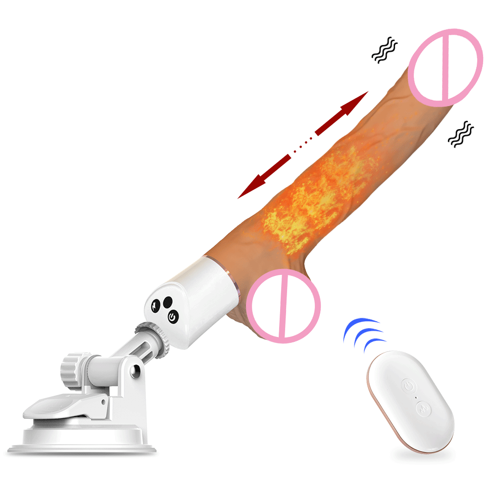Automatic Telescopic Thrusting Dildo Wireless Remote Control Realistic Dildo G Spot Vibrator Female Sex Toys Adult for Women