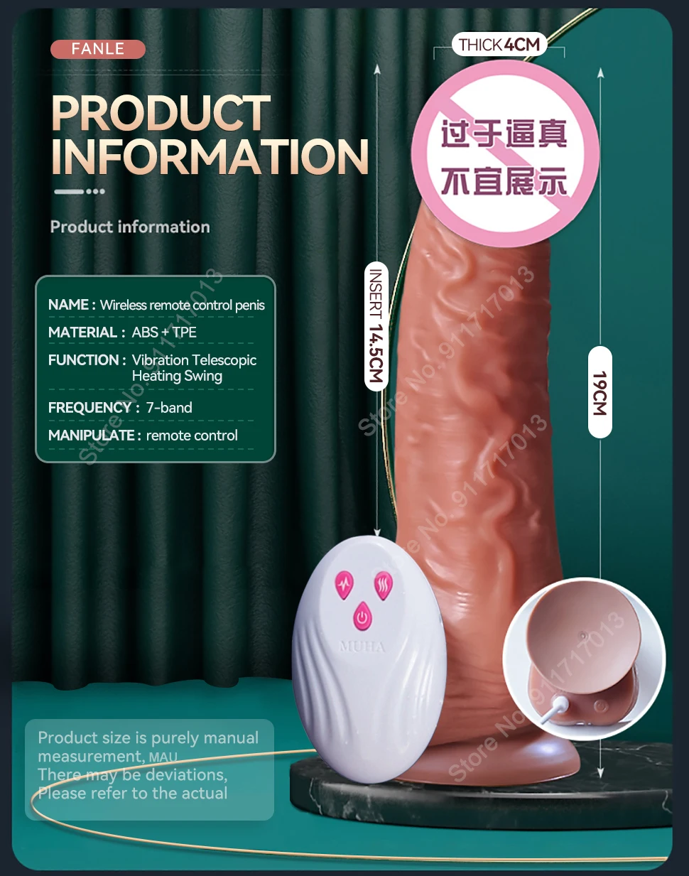 Wireless APP Remote Control Telescopic Dildo Vibrator Realistic Penis Suction Cup Masturbator Big Dick For Women Sex Toys Shop