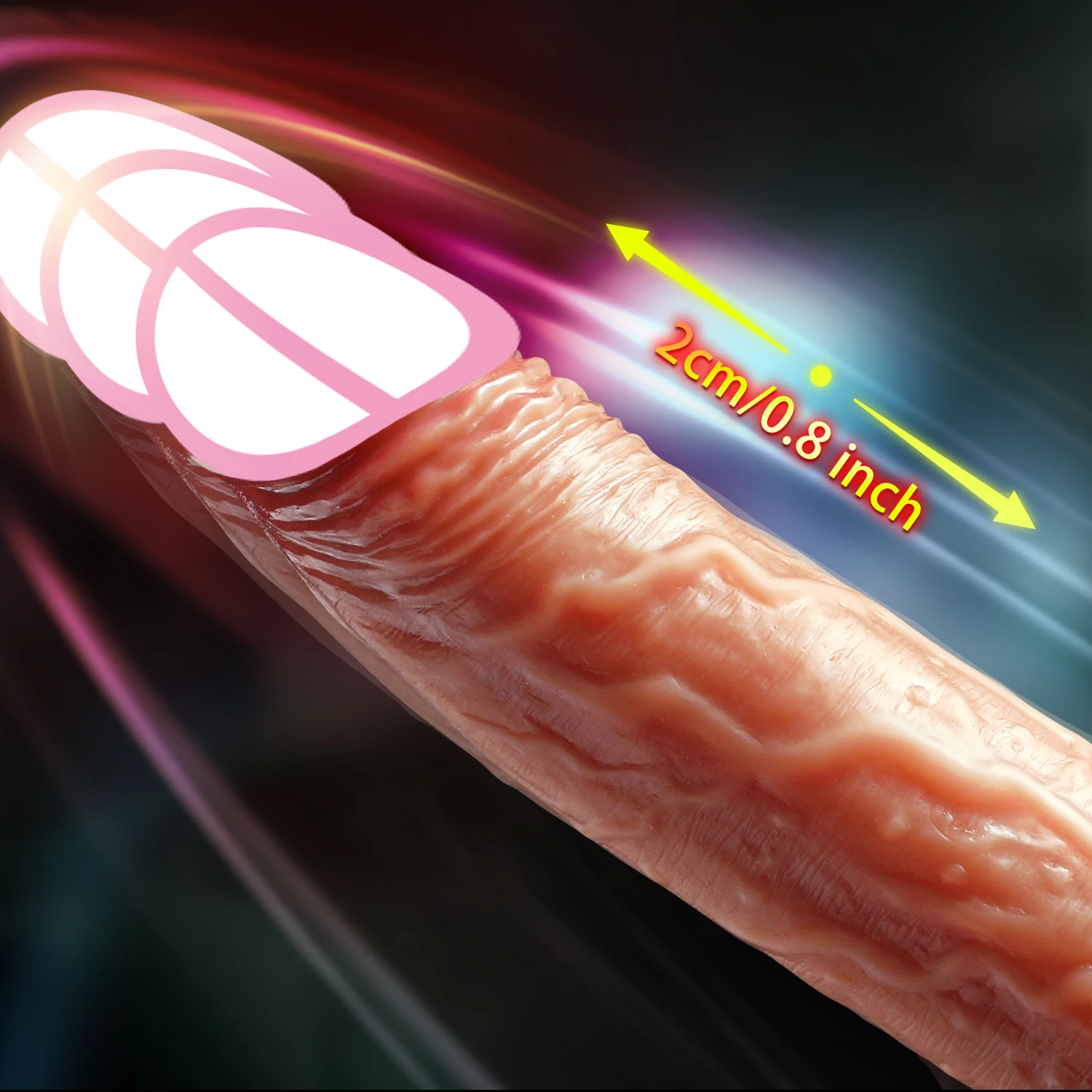 Remote Control Realistic Dildos Suction Cup Heating Telescopic Female Stimulator Big Penis Anal Plug Vibrator Sex Toy For Women