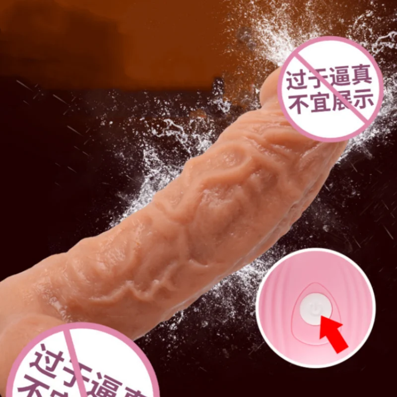 Realistic Dildo Vibrator for Women Sex Toys Heating Big Cock Remote Control Penis Telescopic Vibrators Anal Female Stimulator Realistic Dildo Vibrator for Women Sex Toys Heating Big Cock Remote Control Penis Telescopic Vibrators Anal Female Stimulator