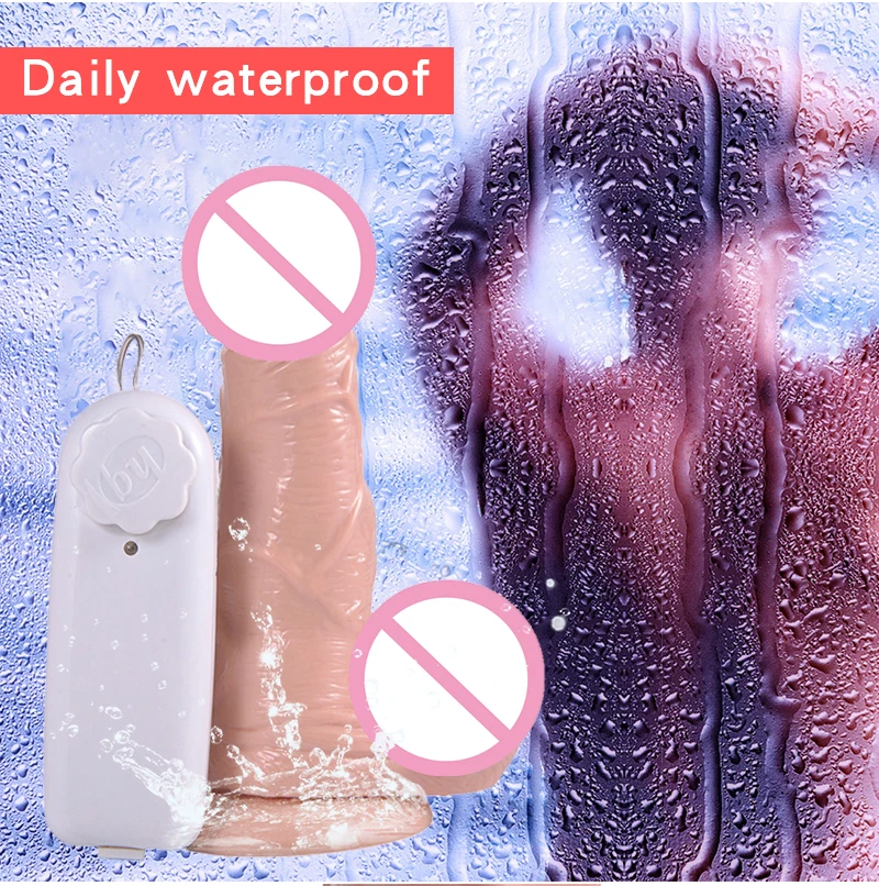 ManNuo Skin Realistic Vibrating Dildo Huge Penis Vibrator Remote Control Female Masturbator Suction Cup Adult Sex Toys For Women